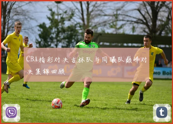 CBA精彩对决吉林队与同曦队巅峰对决集锦回顾